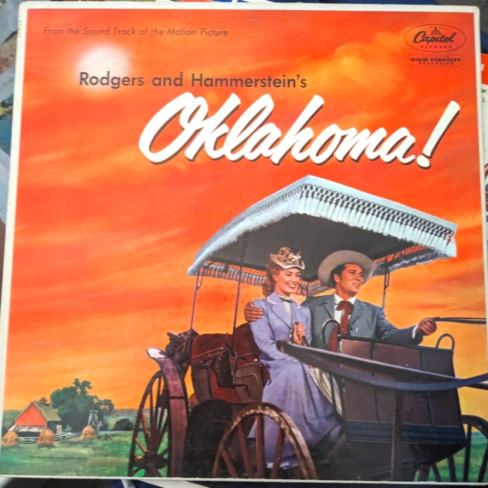 Vintage Rogers&Hammerstein  Oklahoma Motion Picture SoundTrack LP Capitol Record